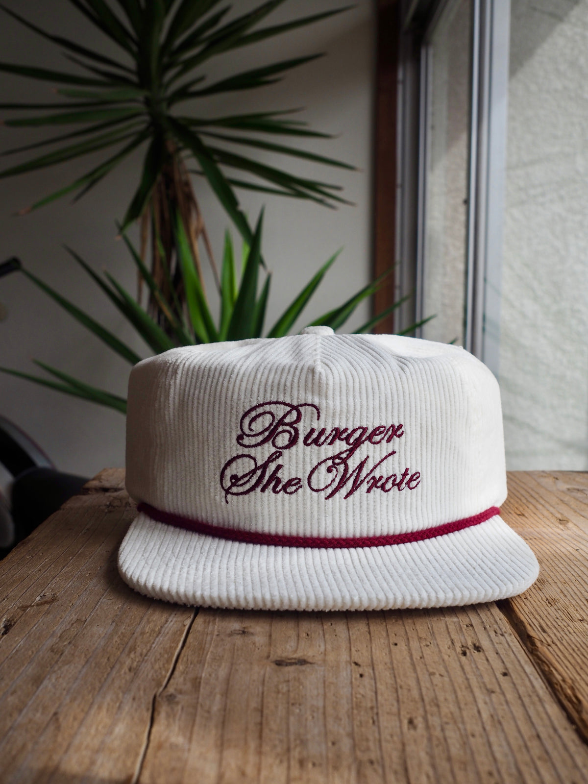 BRIXTON BURGER SHE WROTE SNAPBACK - NATURAL