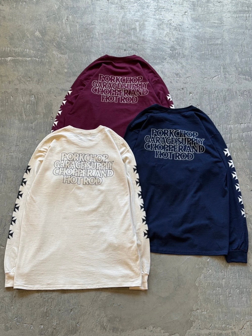 PORKCHOP GARAGE SUPPLY C&H LOGO L/S TEE