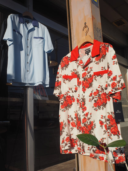 BRIXTON LAFAYETTE S/S WVN BLUE AURA ブリクストン ラファイエット ショートスリーブシャツ