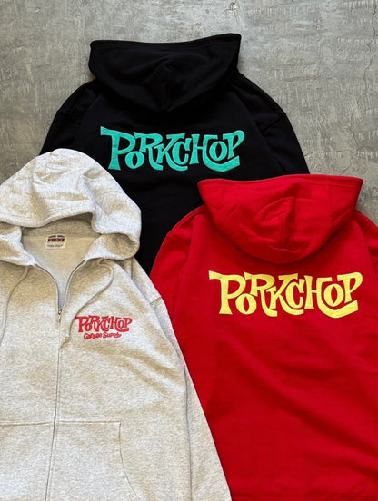 PORKCHOP GARAGE SUPPLY SC LOGO ZIP UP HOODIE