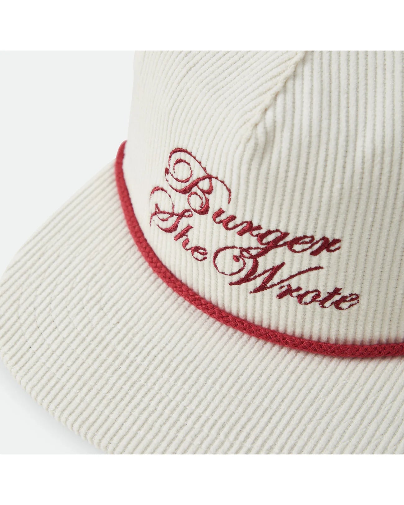 BRIXTON BURGER SHE WROTE SNAPBACK - NATURAL