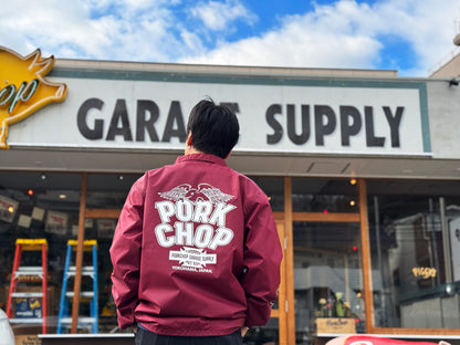 PORKCHOP GARAGE SUPPLY WP BIG LOGO COACH JKT ポークチョップガレージサプライ コーチジャケット