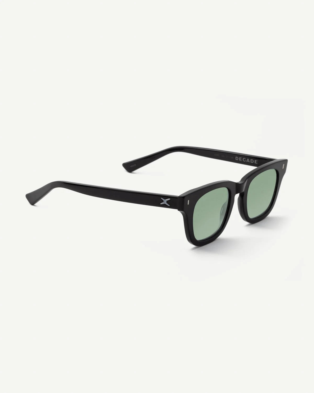 DECADE eyewear EARL 50s GLOSS BLACK / GREEN