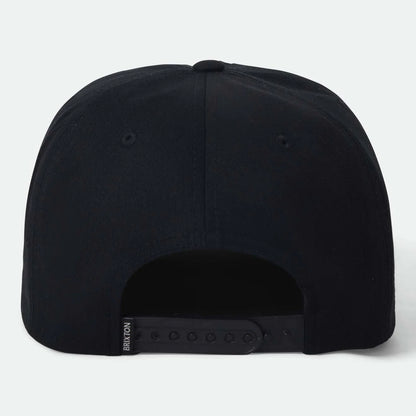 BRIXTON SMILE ALWAYS HP SNPK - BLACK ブリクストン スマイルオールウェイズ スナップバックキャップ