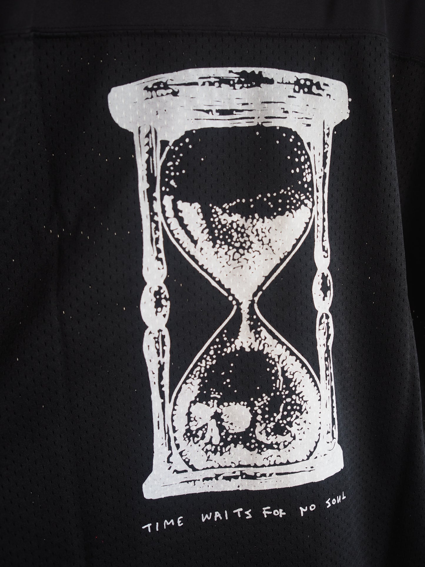 BRIXTON BAGGY MESH PRACTICE JERSEY - BLACK/WHITE CHIPPA ブリクストン バギーメッシュジャージ