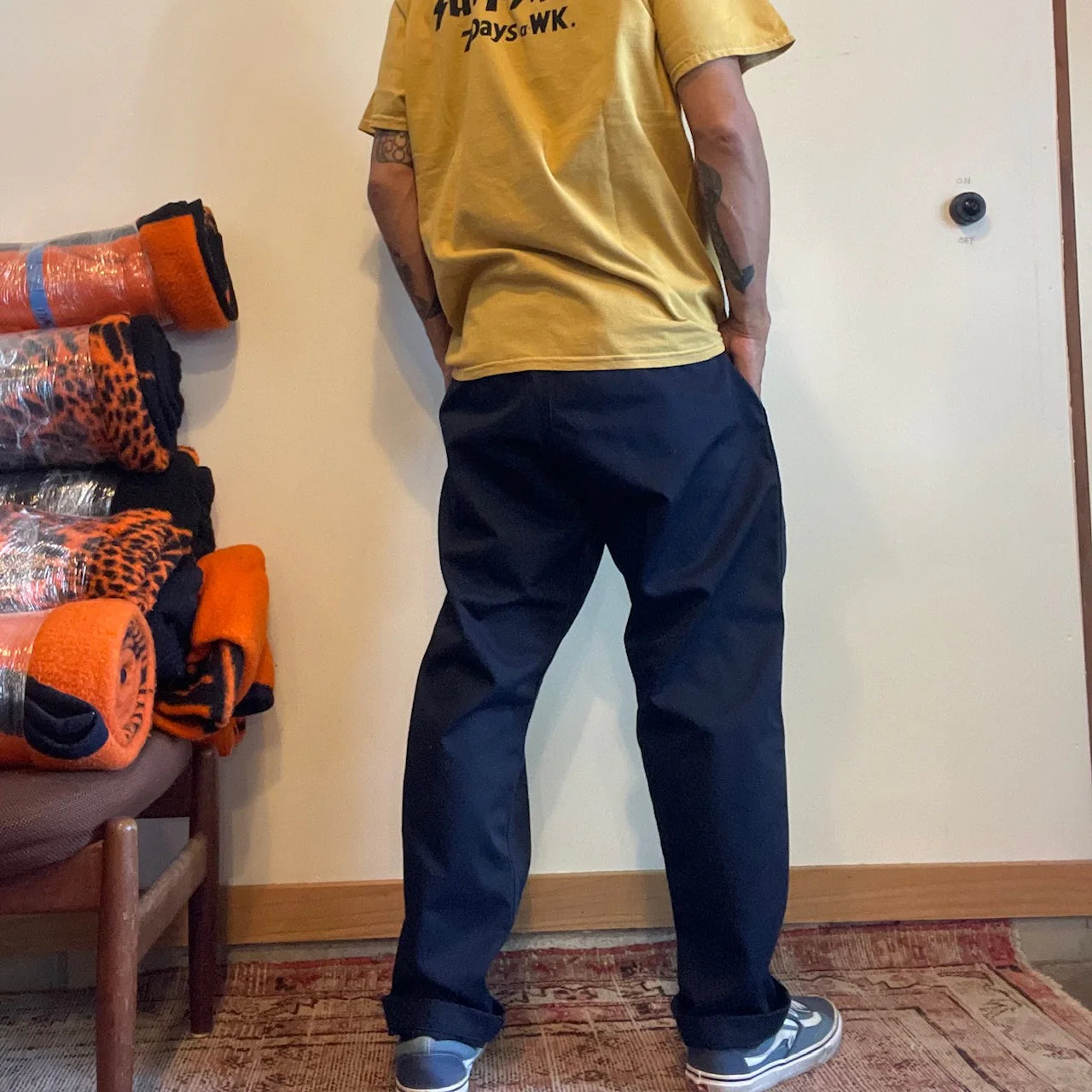 Psicom tivoLi surf shop  Everyday WORK PANTS "T/C" 2024 / Navy, Khaki　サイコム　チボリサーフショップ　エブリデイワークパンツ