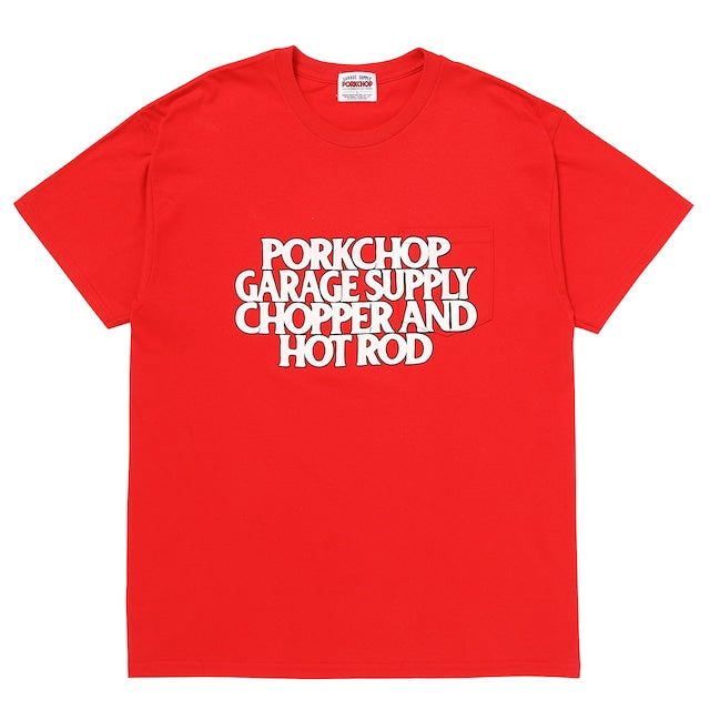 PORKCHOP GARAGE SUPPLY C&H LOGO POCKET TEE ポークチョップ ガレージ