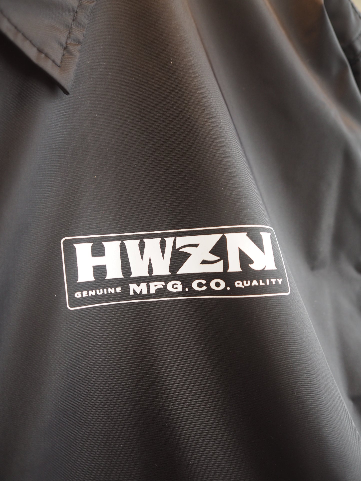 HWZN × Raffles double name coach jacket　ハウゼンｘラッフルズ　コーチジャケット