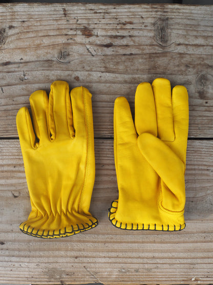 Signal Glove YELLOW / black lace