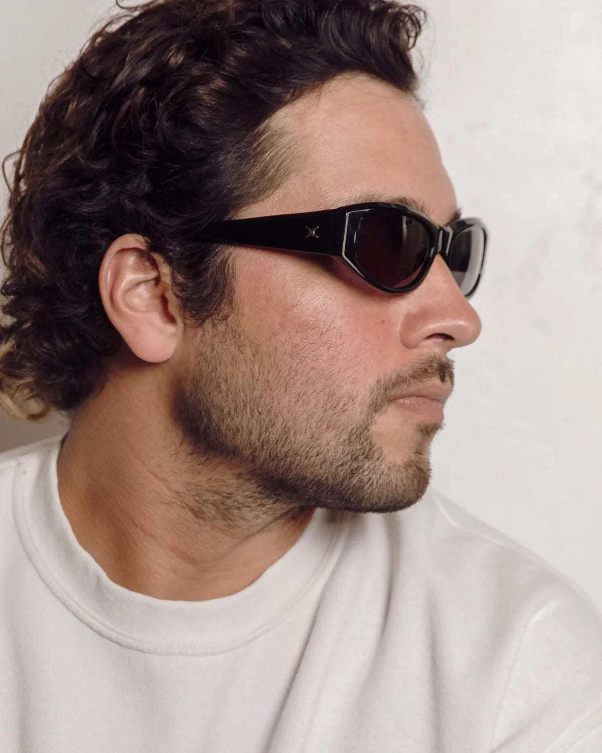 DECADE eyewear MARLI 90s GLOSS BLACK / GREY