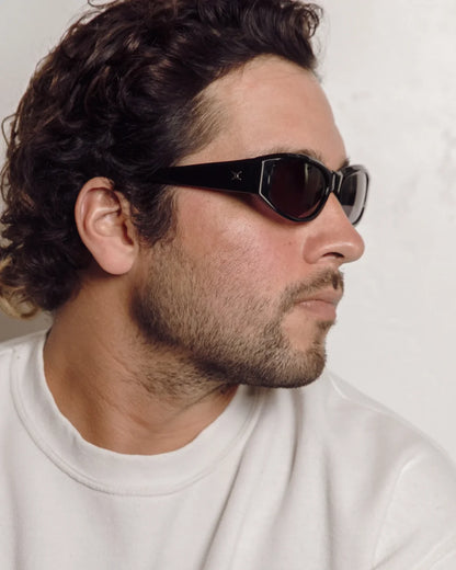 DECADE eyewear MARLI 90s GLOSS BLACK / GREY