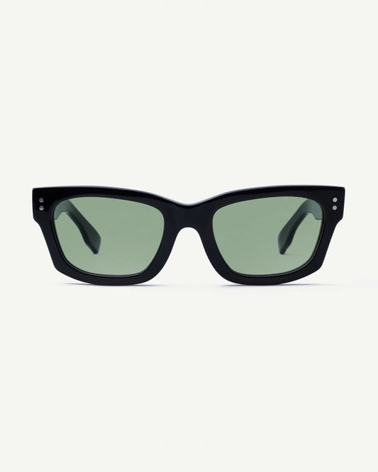DECADE eyewear MILTON 60s GLOSS BLACK / GREEN