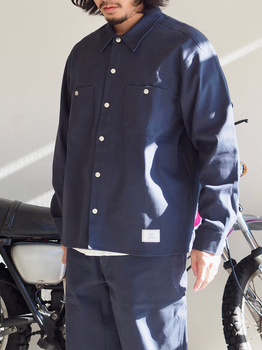 LIMITED ITEM  ROUGH AND RUGGED  WORK SHIRT L/S ワーク シャツ Navy