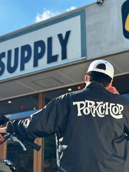 PORKCHOP GARAGE SUPPLY SC LOGO COACH JACKET