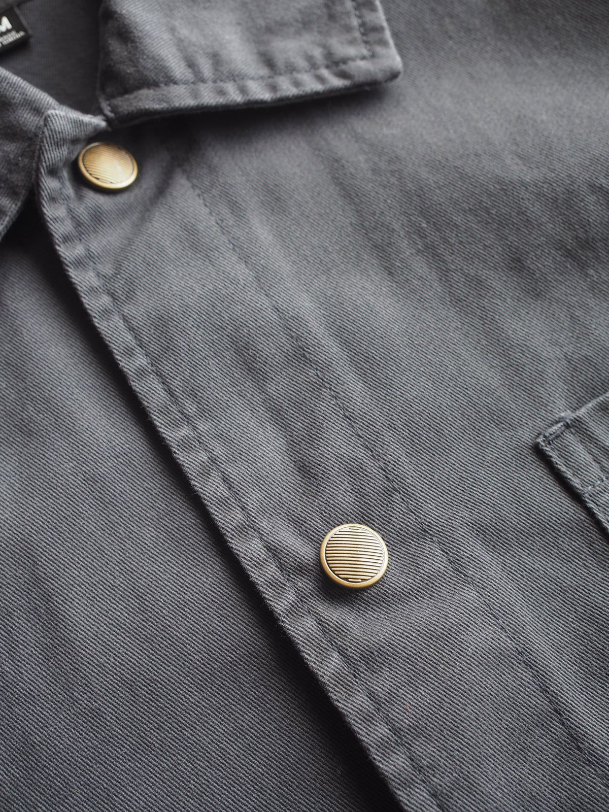 BRIXTON PAINTERS JACKET - WASHED BLACK