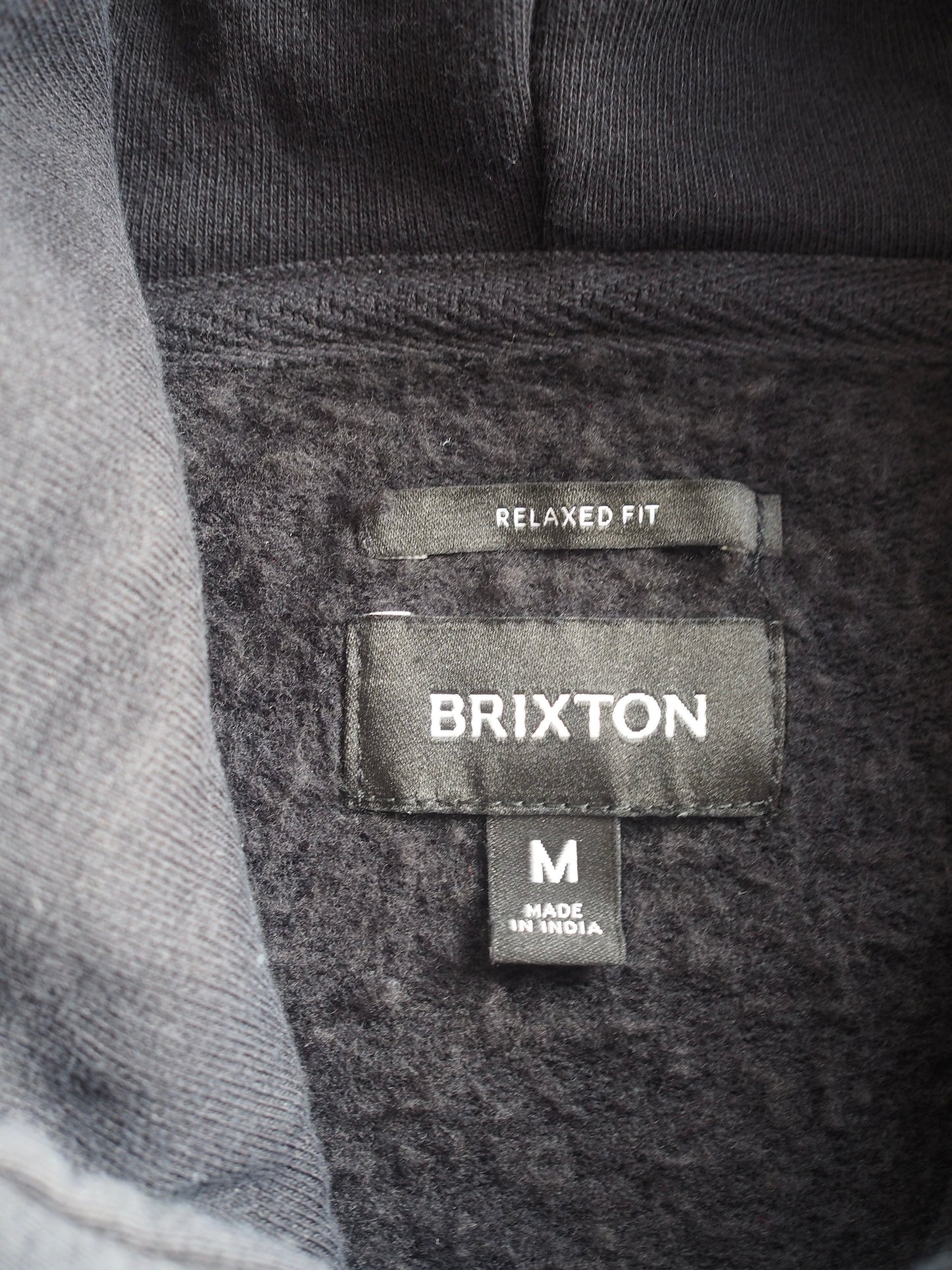 BRIXTON SMILE ALWAYS RELAXED HOODIE - BLACK ブリクストン スマイルオールウェイズ リラックス フーディ パーカー