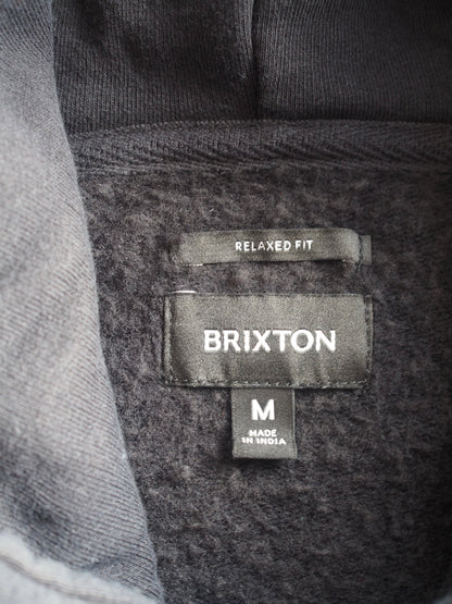 BRIXTON SMILE ALWAYS RELAXED HOODIE - BLACK ブリクストン スマイルオールウェイズ リラックス フーディ パーカー