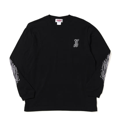 CUT RATE PINSTRIPE L/S TEE カットレイト ピンストライプ ロングスリーブTシャツ