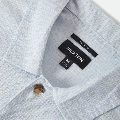 BRIXTON THE VINTAGE S/S WVN BLUE AURA ブリクストン ビンテージ ショートスリーブシャツが