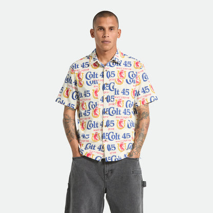 BRIXTON Colt45 x brixton S/S WVN - MULTI ブリクストン コルト45 ショートスリーブシャツ