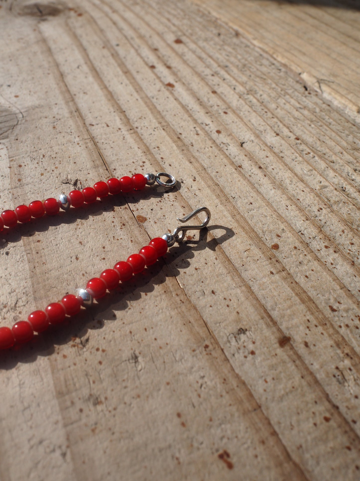STAMP WORKS Glass Beads Bracelet SILVER925 スタンプワークス ガラスビーズブレスレット アンティークビーズ シルバー925
