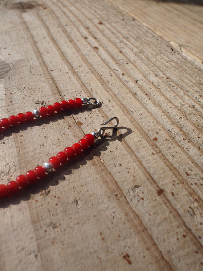 STAMP WORKS Glass Beads Bracelet SILVER925 スタンプワークス ガラスビーズブレスレット アンティークビーズ シルバー925