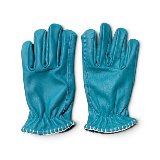 Signal Glove L.BLUE / white lace