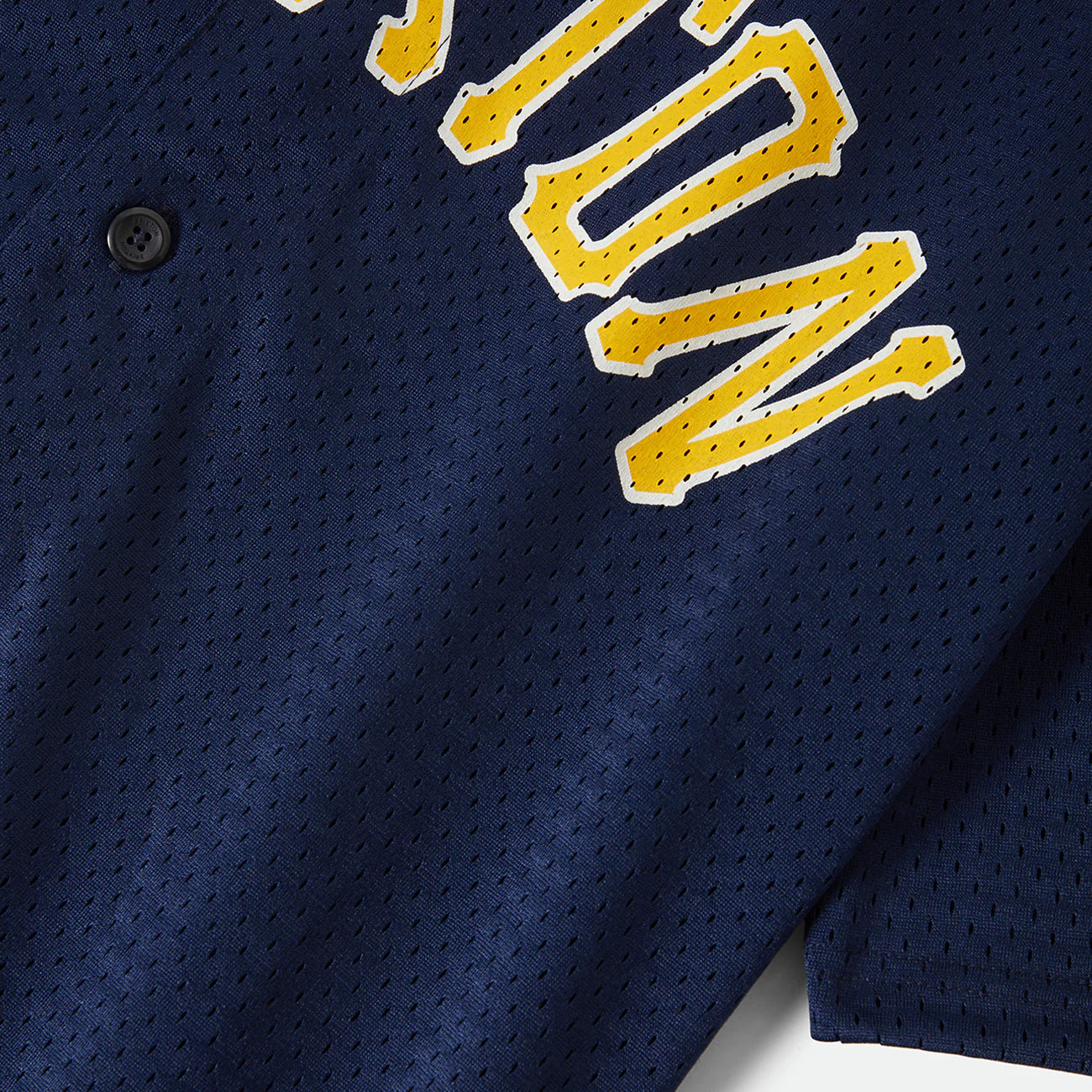 BRIXTON THE BRIXTON MESH BASEBALL JERSEY - WASHED NAVY ブリクストン メッシュベースボールジャージ