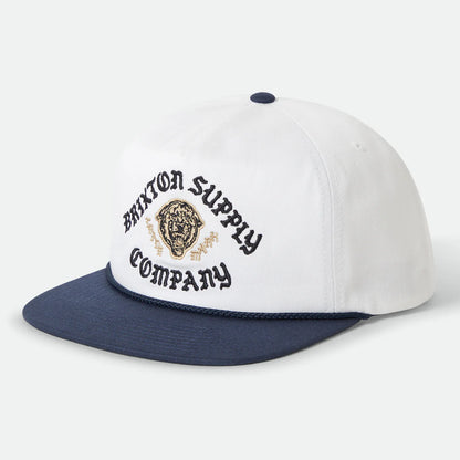 BRIXTON MORADO MP SNAPBACK MIDNIGHT BLUE/WHITE ブリクストン モラード スナップバックキャップ