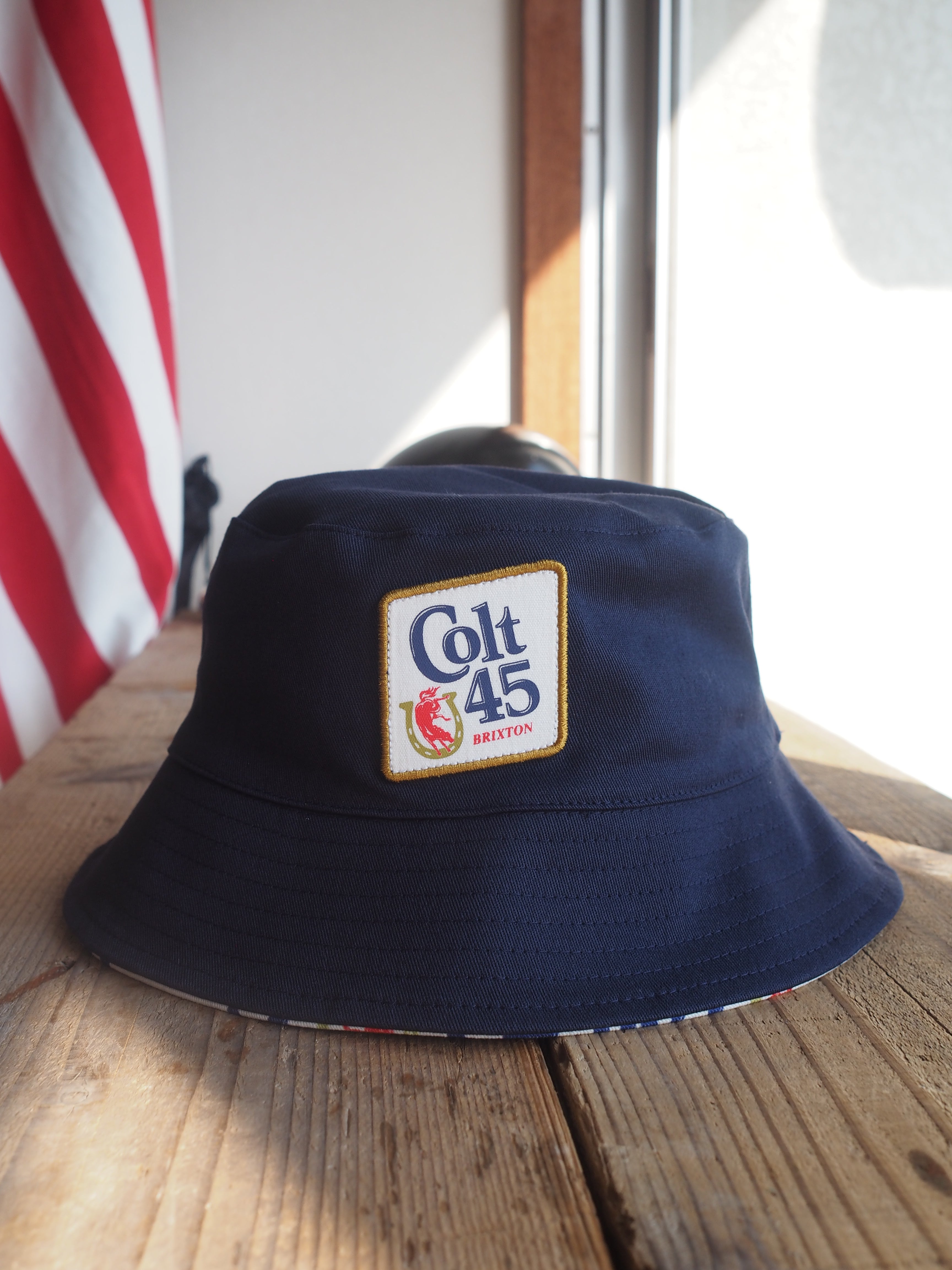 BRIXTON COLT 45 X BRIXTON BUCKET HAT - MULTI/MIDNIGHT BLUE