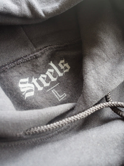 Steels Flying Bar & Shield logo hoodie スティールズ パーカー