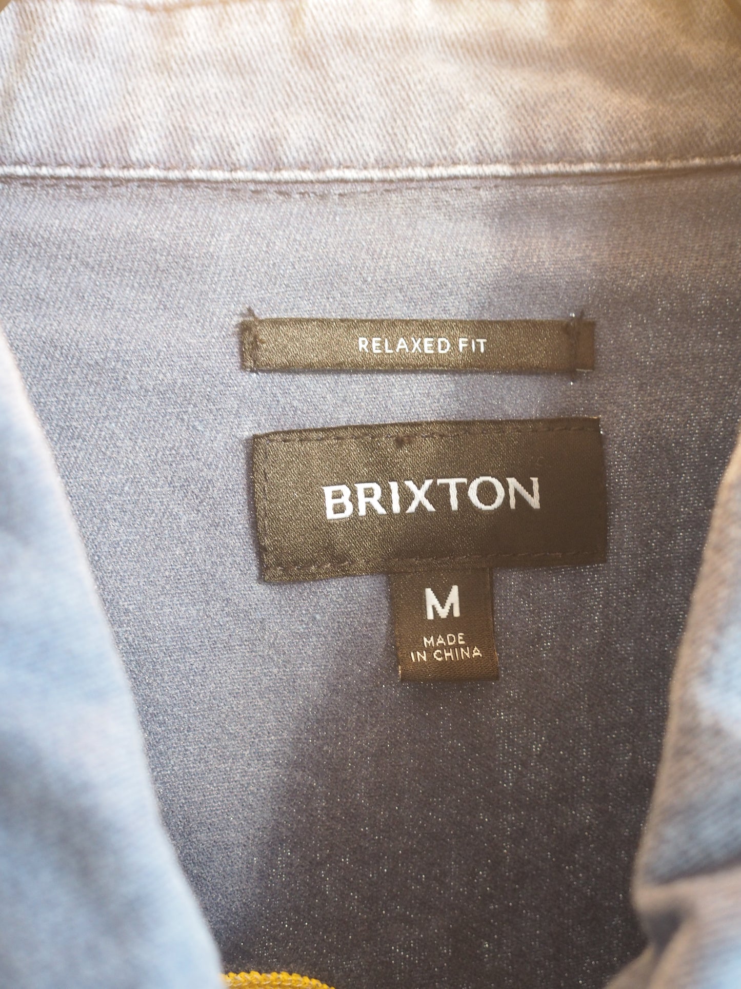 BRIXTON GOODYEAR TRADEMARK LIGHTWEIGHT GARAGE JACKET WASHED NAVY ブリクストン グッドイヤー トレードマークガレージジャケット