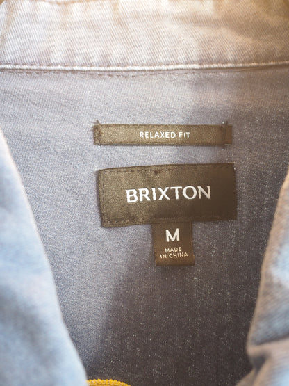 BRIXTON GOODYEAR TRADEMARK LIGHTWEIGHT GARAGE JACKET WASHED NAVY ブリクストン グッドイヤー トレードマークガレージジャケット