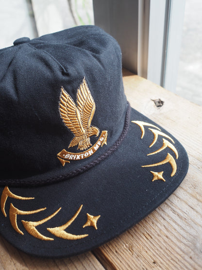 BRIXTON COVALL SNAPBACK - BLACK