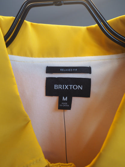BRIXTON GOODYEAR SLICK WIND BREAKER NUGGET GOLD ブリクストン グッドイヤー コーチジャケット