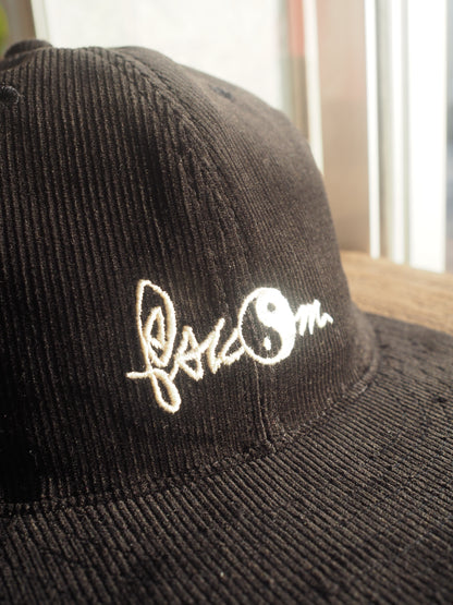 Psicom tivoLi surf shop 2026 CORDUROY LAME CAP PSICOM Black / Brown    サイコム　チボリサーフショップ　コーデュロイキャップ　ブラック/ブラウン