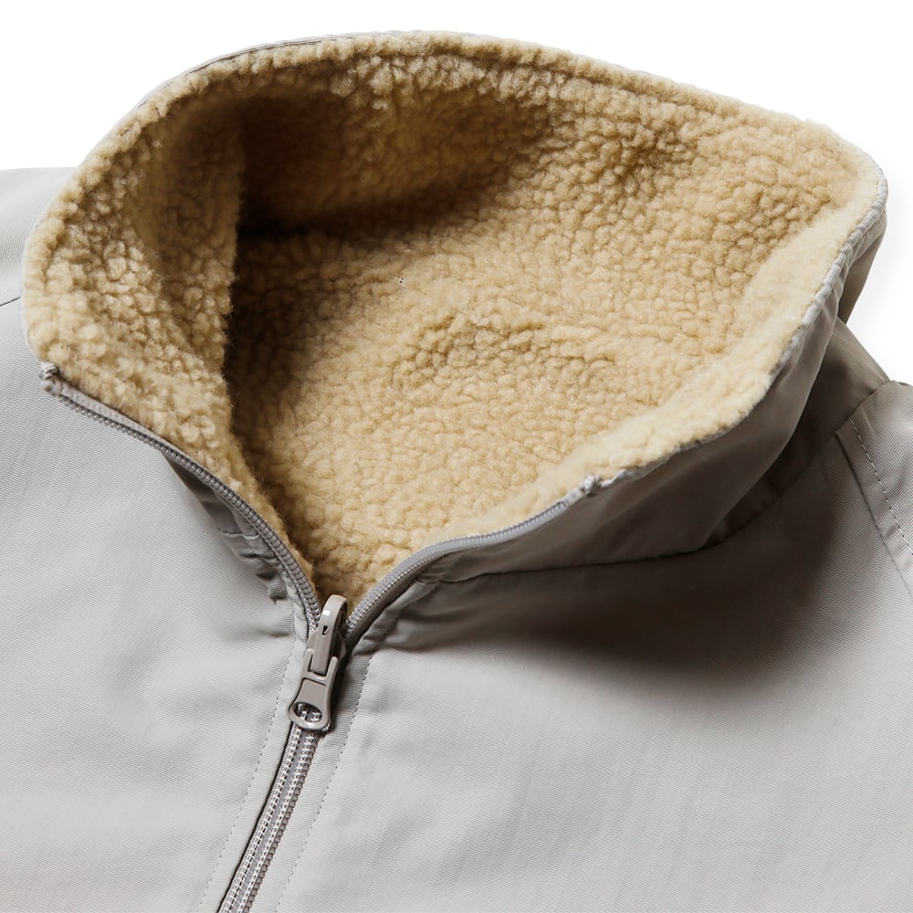 CUTRATE LOGO EMBROIDERY REVERSIBLE BOA JACKET　カットレイト　ロゴリバーシブルボアジャケット