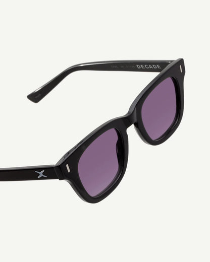 DECADE eyewear EARL 50s  GLOSS BLACK / PURPLE