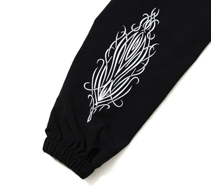 CUT RATE PINSTRIPE NYLON TRACK PANTS カットレイト ピンストライプ ナイロントラックパンツ