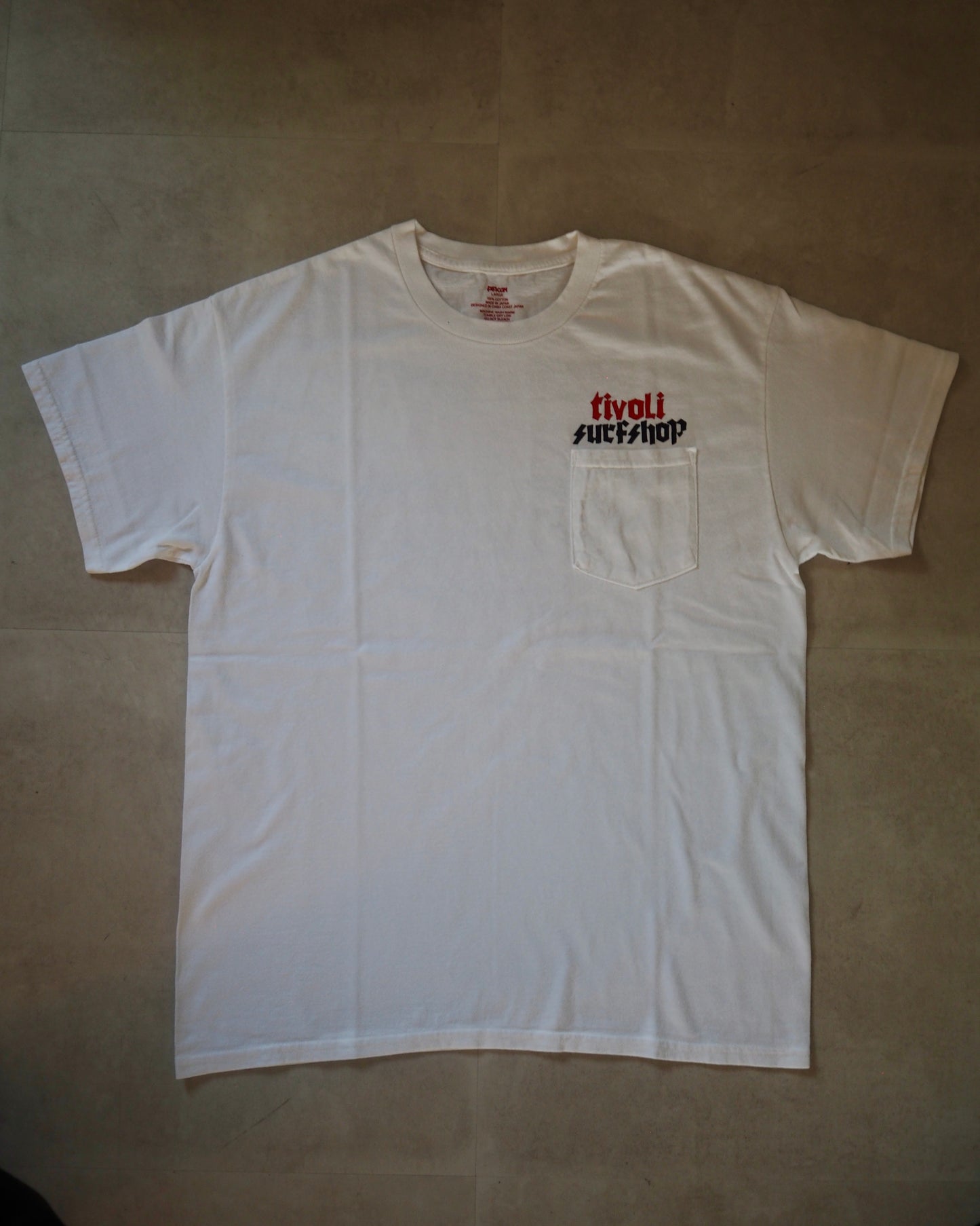 psicom tivoLi surf shop S/S Pocket Tee 2026 " HUGGED "