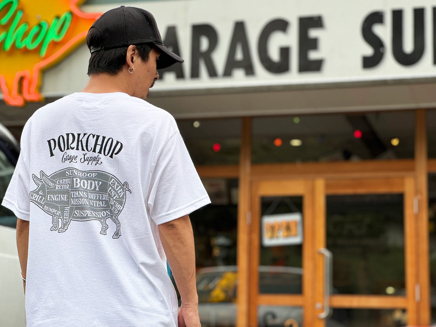 PORKCHOP GARAGE SUPPLY PORK BACK TEE
