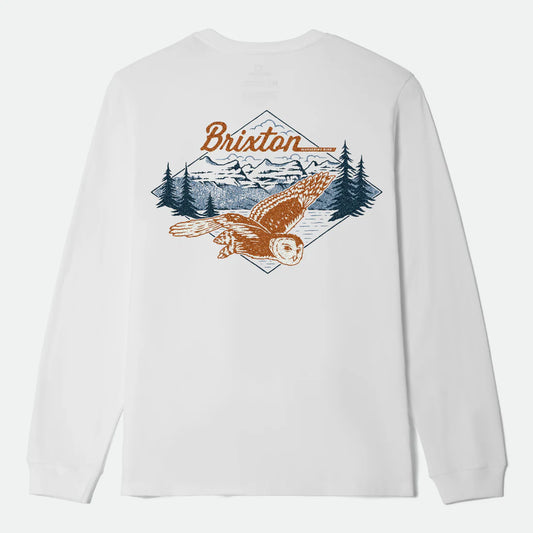 BRIXTON DRIFTWAY L/S STT - WHITE
