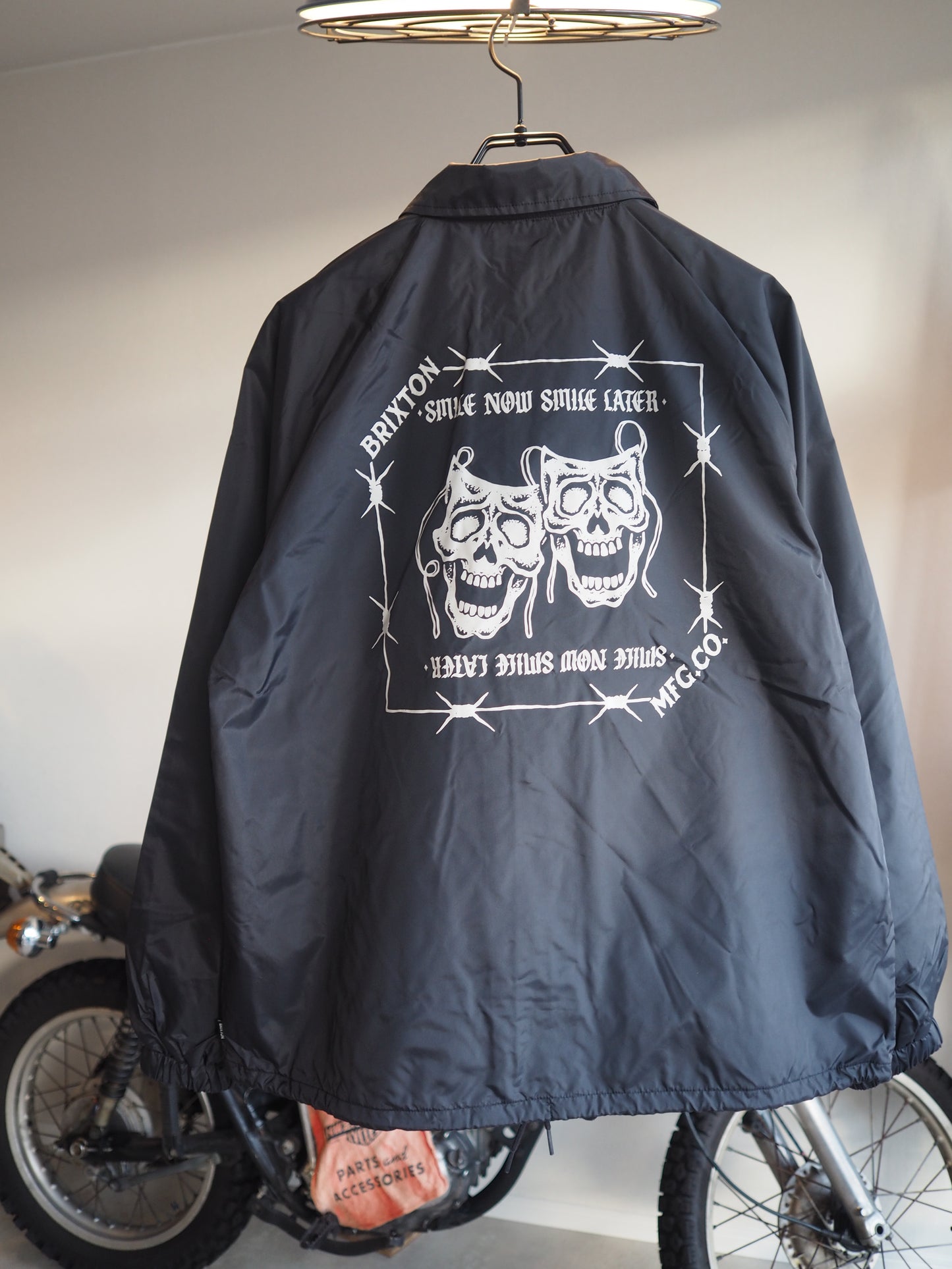 BRIXTON WATCHMAN LW COACHES JKT - BLACK ブリクストン ウォッチメン コーチジャケット