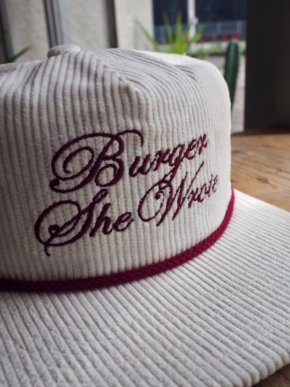 BRIXTON BURGER SHE WROTE SNAPBACK - NATURAL
