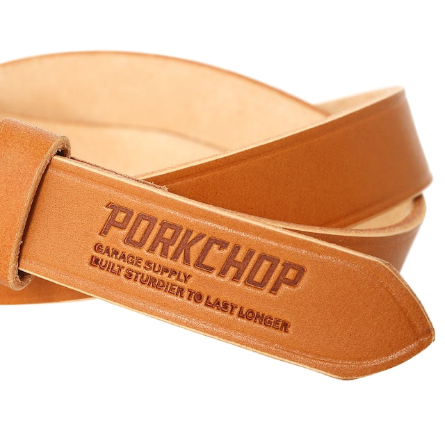 PORKCHOP GARAGE SUPPLY LEATER BELT ポークチョップガレージサプライ レザーベルト