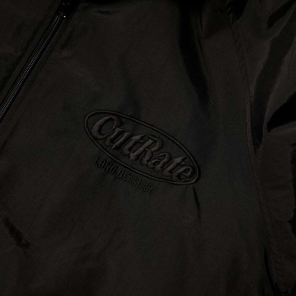 CUTRATE LOGO EMBROIDERY REVERSIBLE BOA JACKET　カットレイト　ロゴリバーシブルボアジャケット