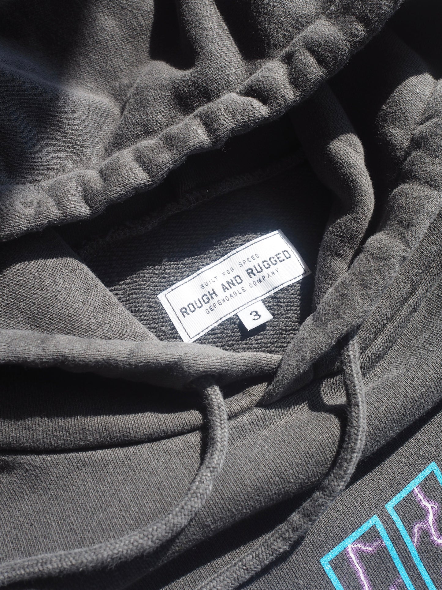 ROUGH AND RUGGED DESIGN HOODIE ラフアンドラゲッド デザインフーディー パーカー