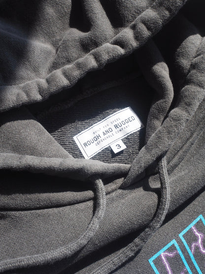 ROUGH AND RUGGED DESIGN HOODIE ラフアンドラゲッド デザインフーディー パーカー