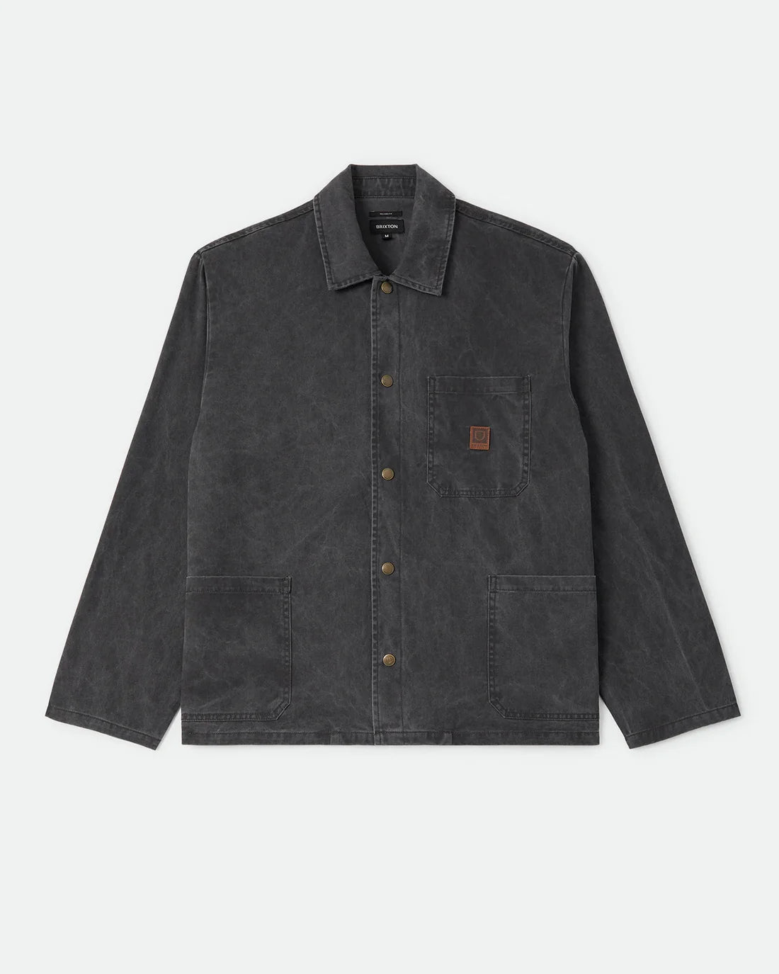BRIXTON PAINTERS JACKET - WASHED BLACK