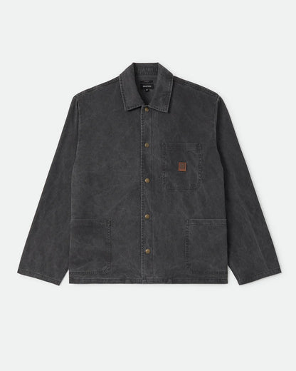 BRIXTON PAINTERS JACKET - WASHED BLACK